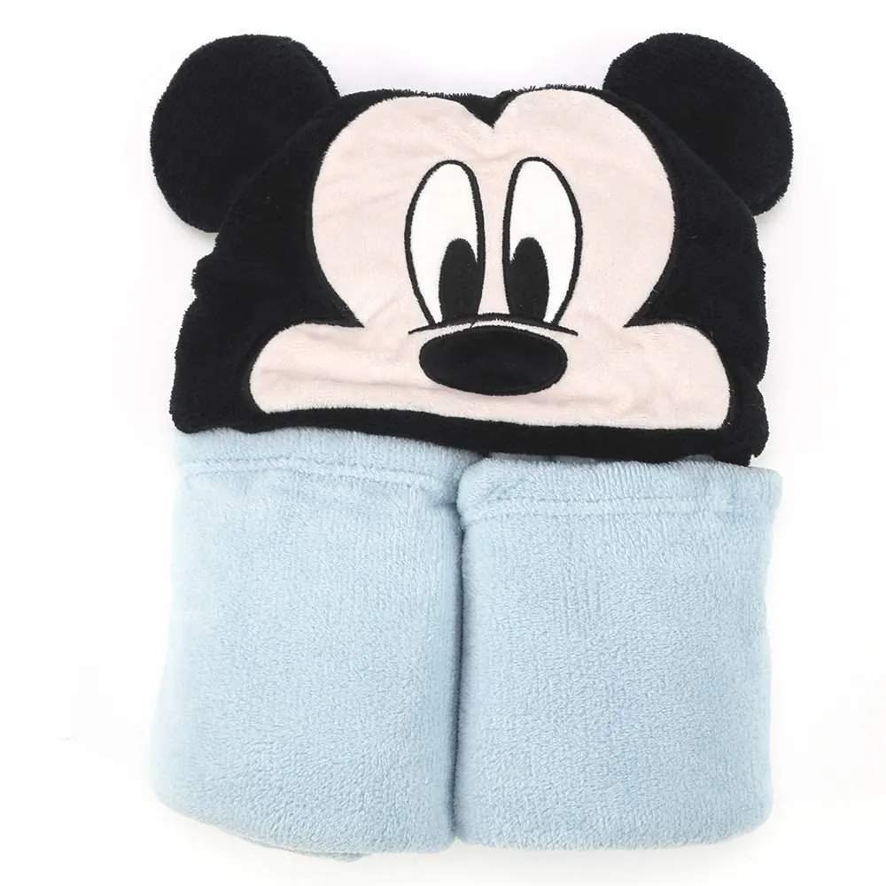 Cobertor Infantil com Capuz 100% Poliéster Disney - Mickey