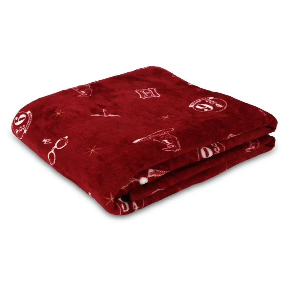 Cobertor Infantil Solteiro Harry Potter Rotativo Hedrons - Diagonal