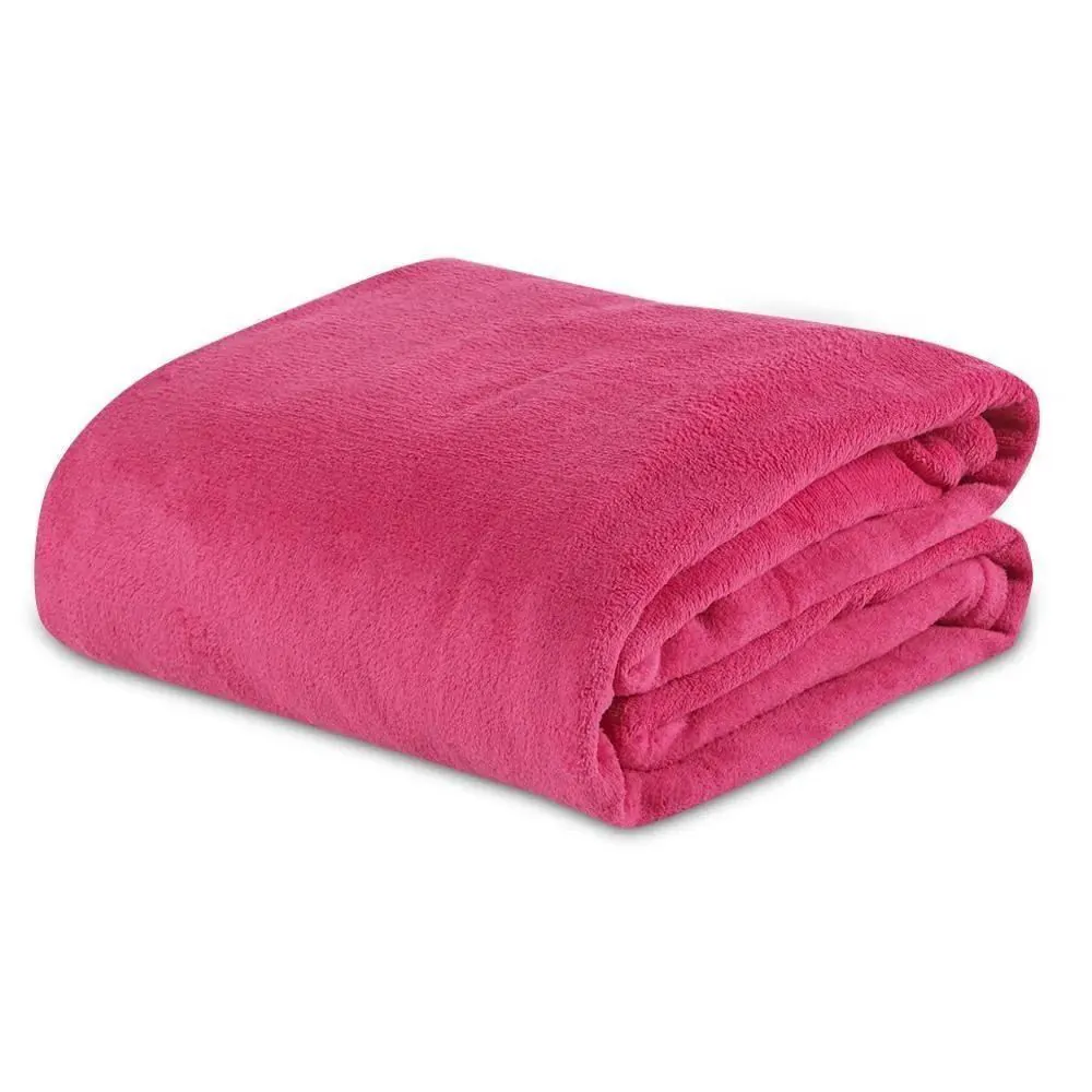 Cobertor Solteiro Microfibra Paris - Rosa Flash