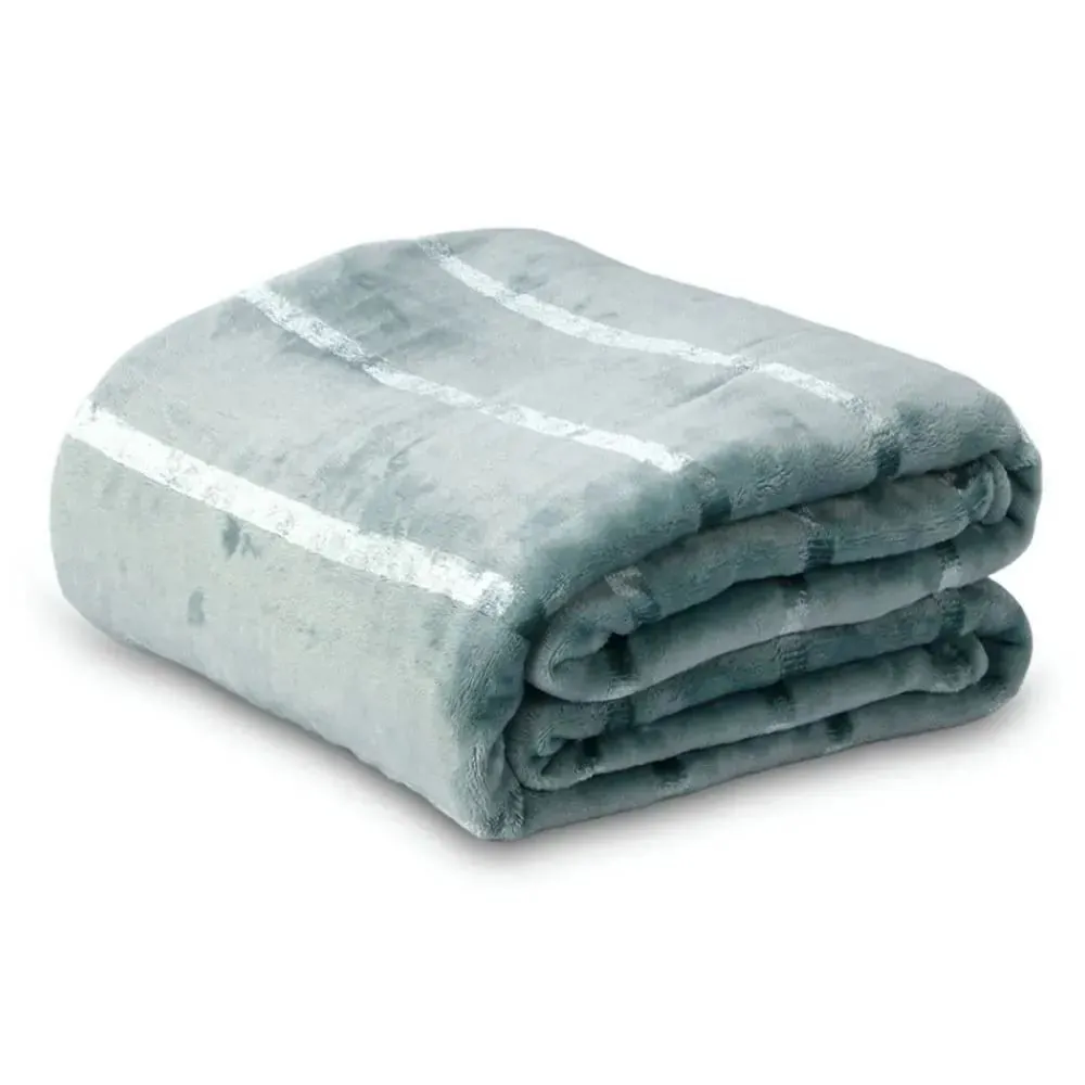 Cobertor Queen 100% Poliéster Elegance - Verde Capri
