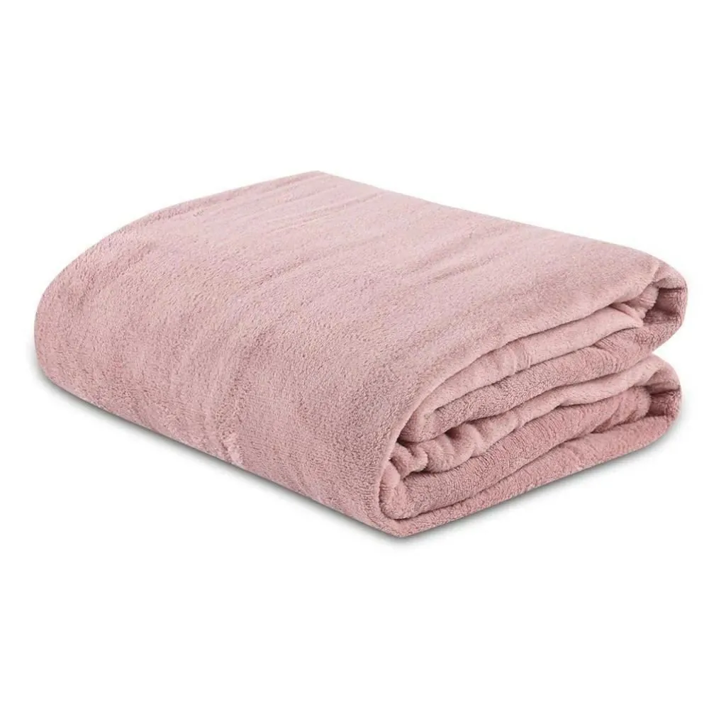 Cobertor Queen Paris Microfibra - Rose