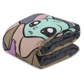Cobre Leito Solteiro Disney Hedrons 1 Pç - Spidey Webs Rotativo
