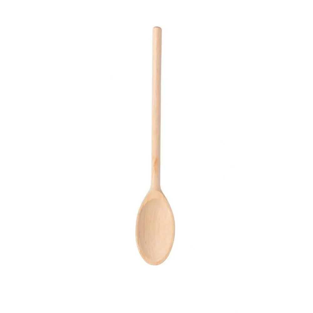 Colher Oval de Madeira Stolf 32Cm - Natural