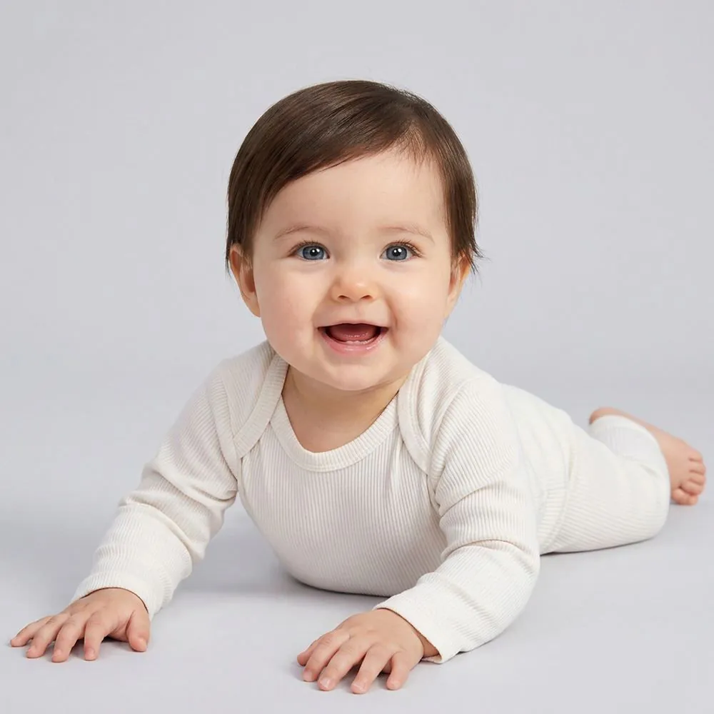 Conjunto Bebê Body Manga Longa e Calça Yoyo Baby Branco