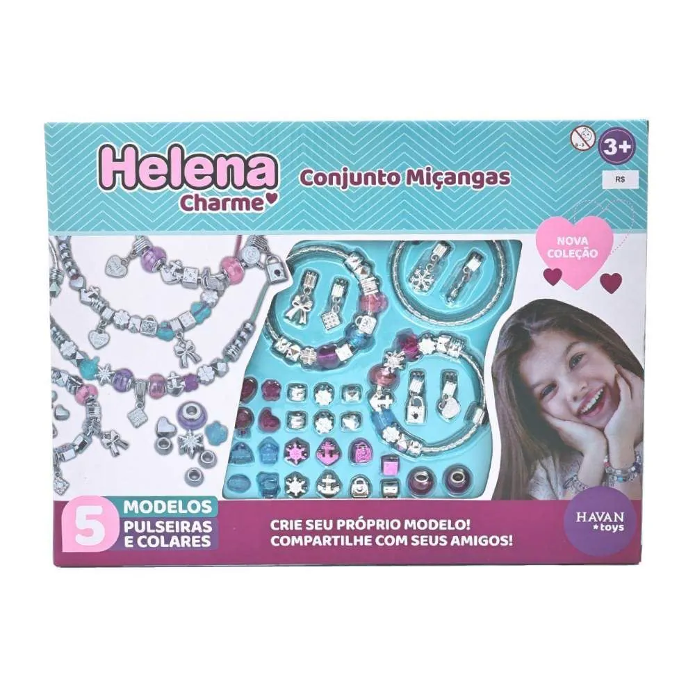 Conjunto de Miçangas Infantil Helena Toys - HBR0446