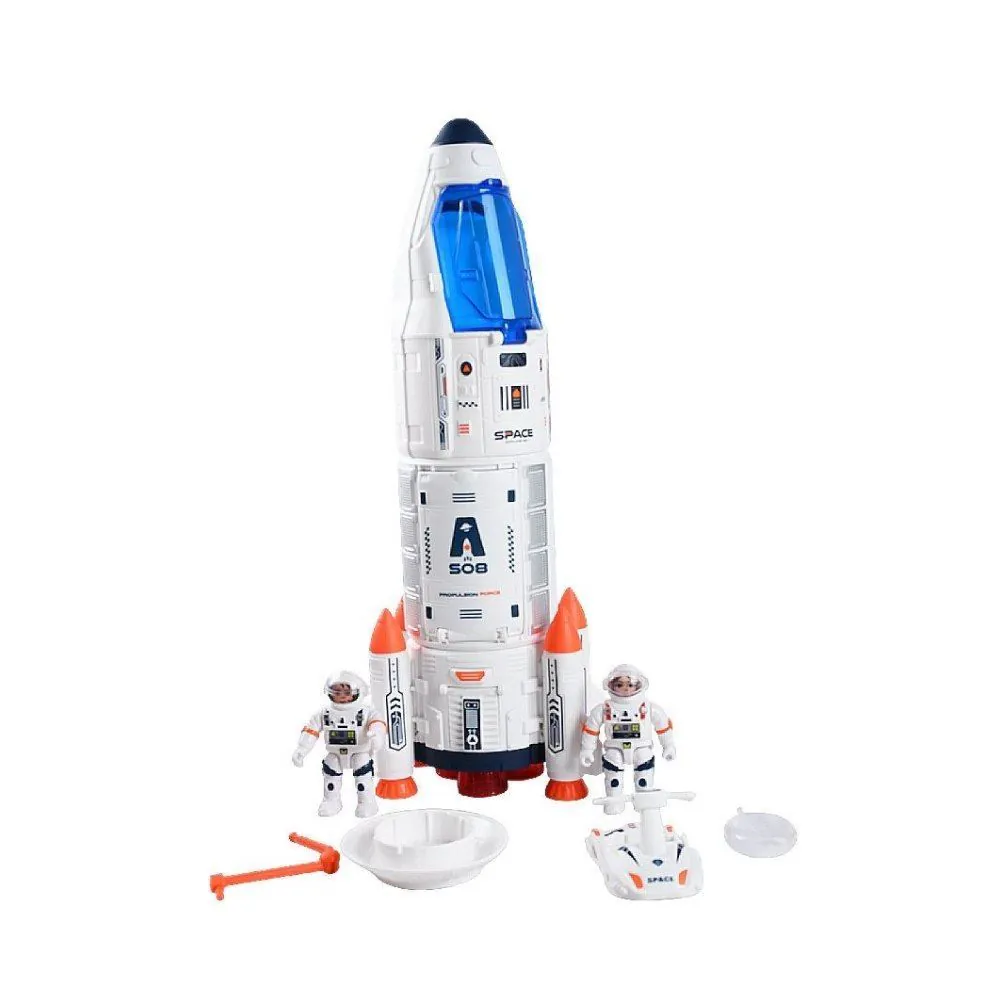 Conjunto Foguete com Bonecos Astronautas Toys - HBR0925