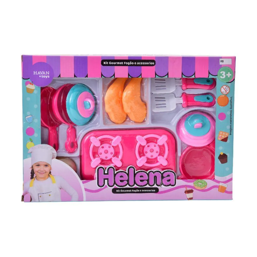 Conjunto Gourmet Fogão e Acessórios Toys - HBR0383