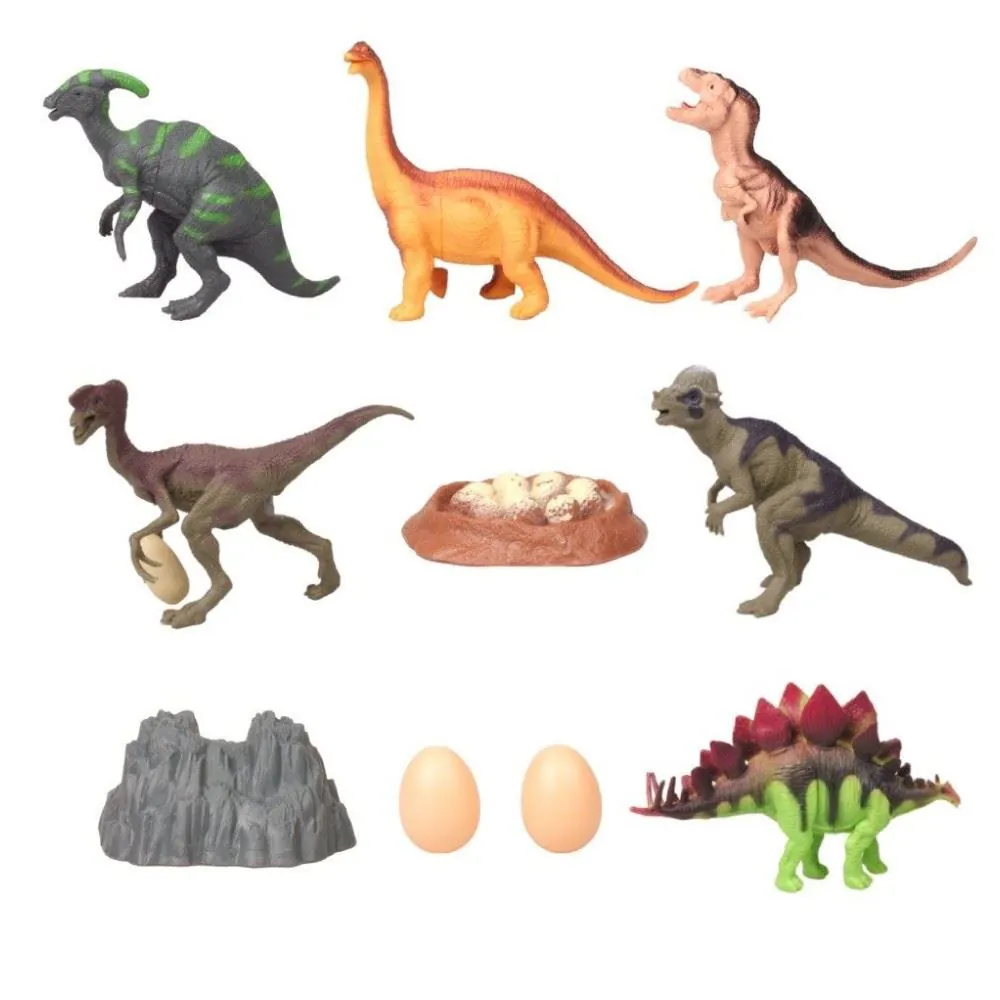 Conjunto Ovo de Dinossauros 10 Peças Toys - Toys