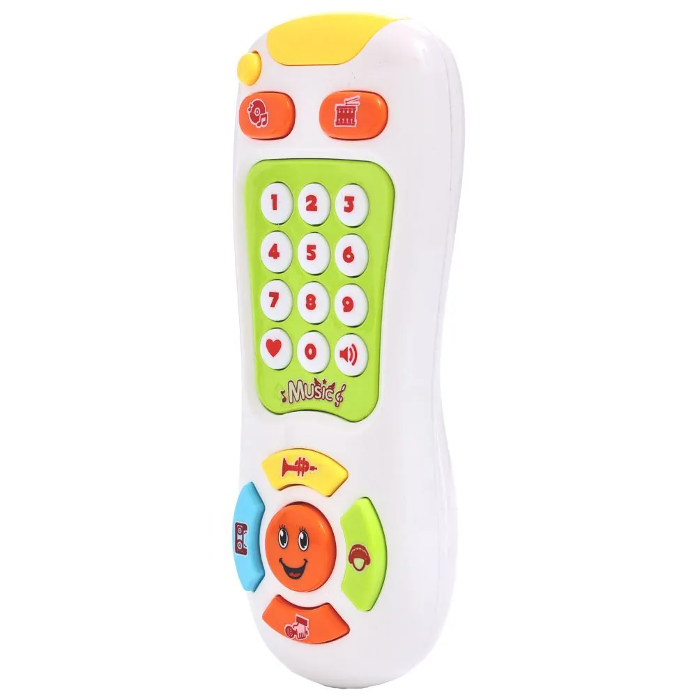 Controle Remoto Musical Branco Toys - HBR0423