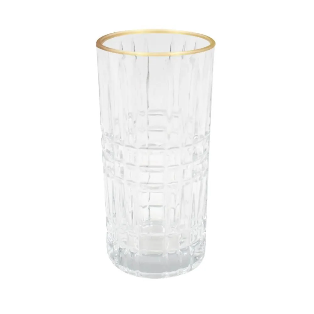 Copo Long Drink com Filete Dourado Classic - 340ML