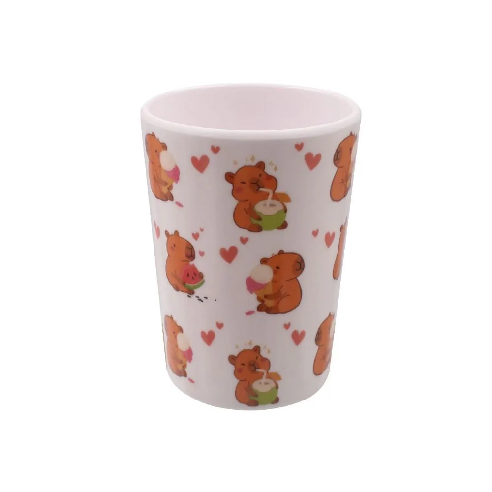 Copo de Água Melamina Capivara - 305Ml