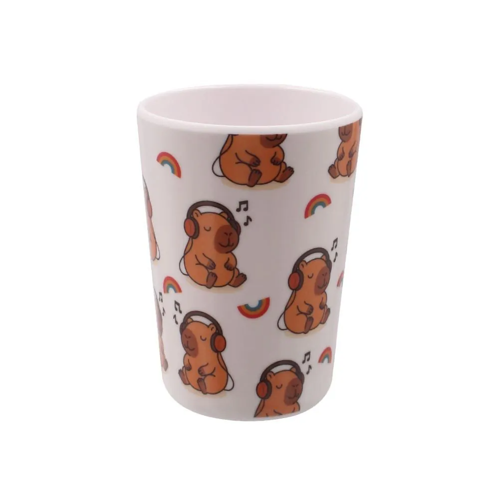 Copo Melamina Capivara Musical - 305Ml