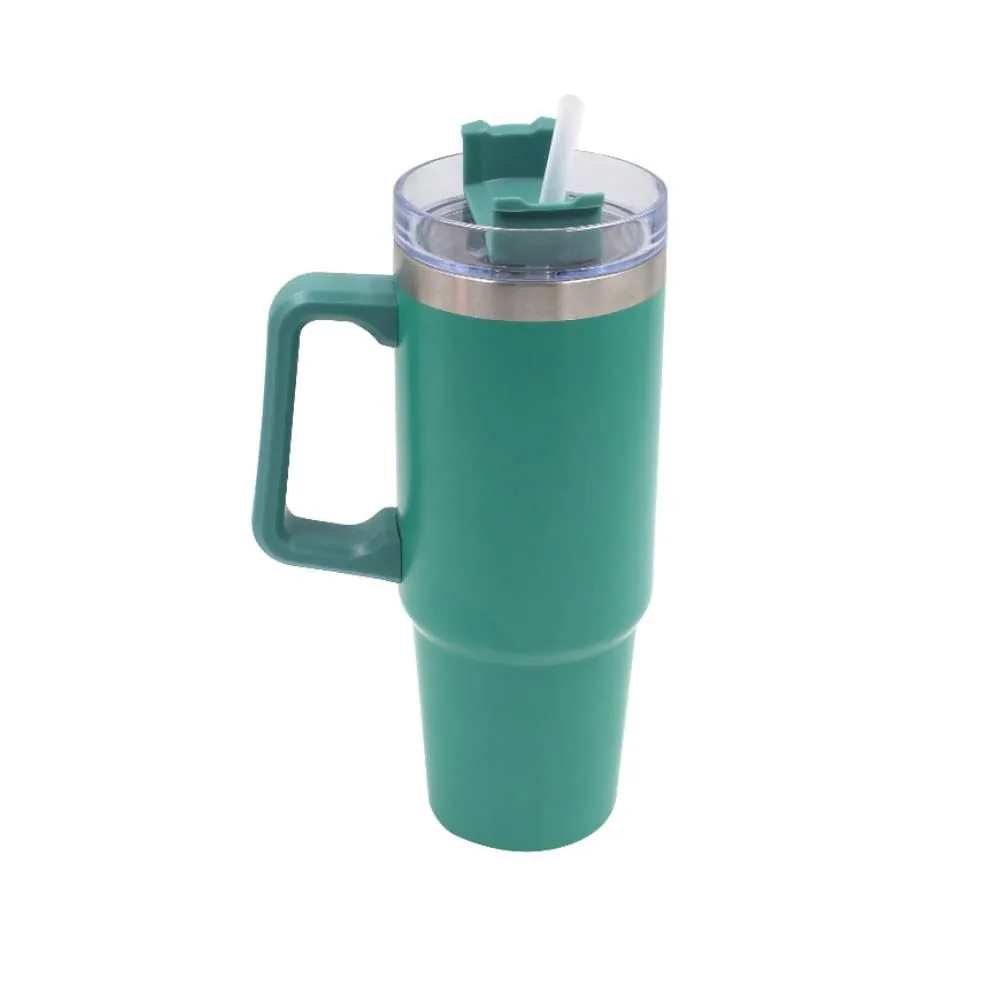Copo Térmico Alto Aço Inox 800 Ml - Verde
