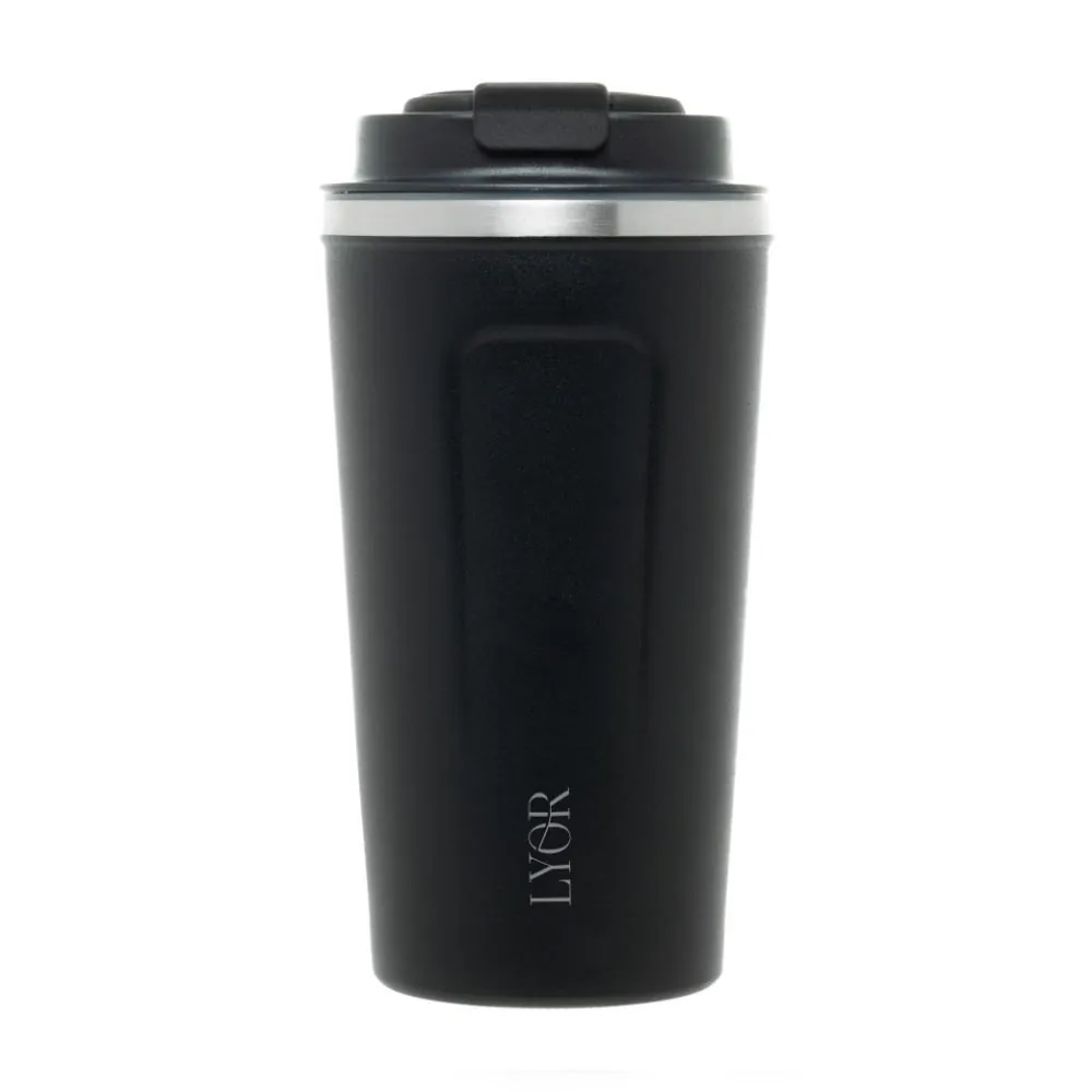 Copo Térmico com Termômetro Motion Lyor 500Ml - Preto