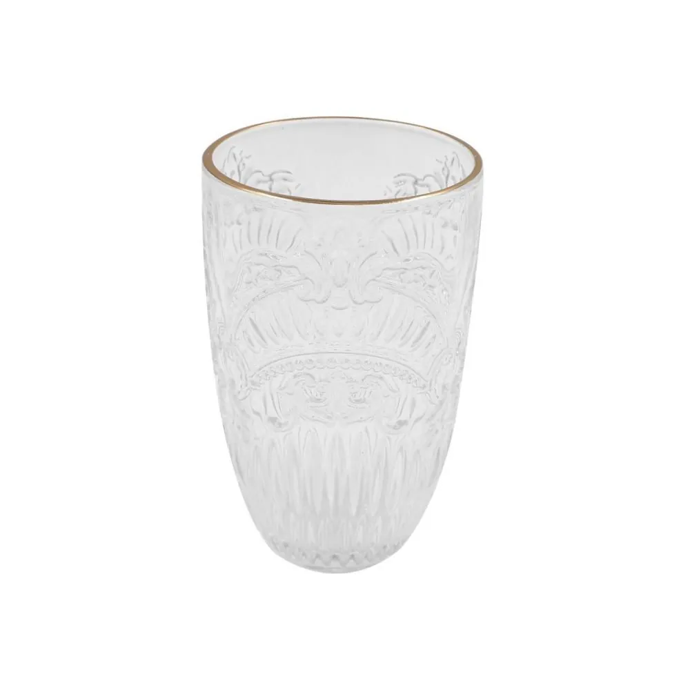 Copo Vidro Viena com Filete Dourado - 350Ml