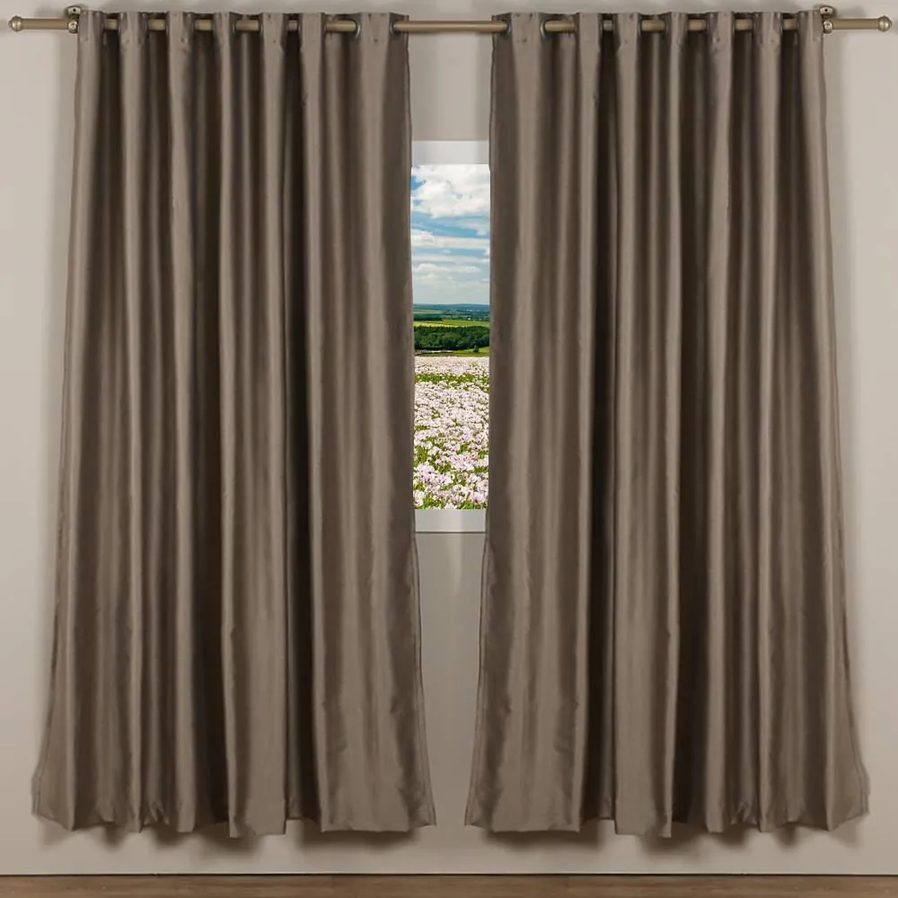 Cortina para Quarto e Sala 4,20X2,30 M Corta Luz Blend - Latte