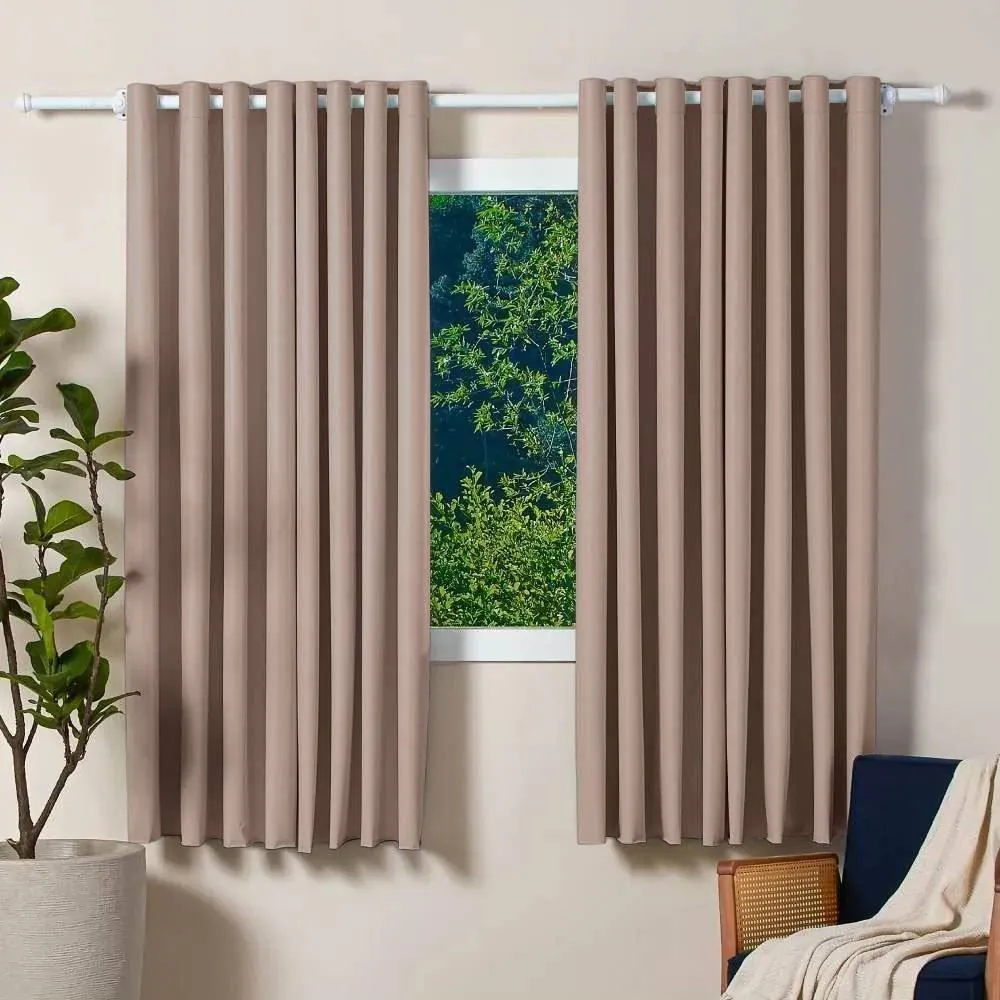 Cortina para Quarto e Sala 2,60X1,70 m Blackout Titanium - Bali