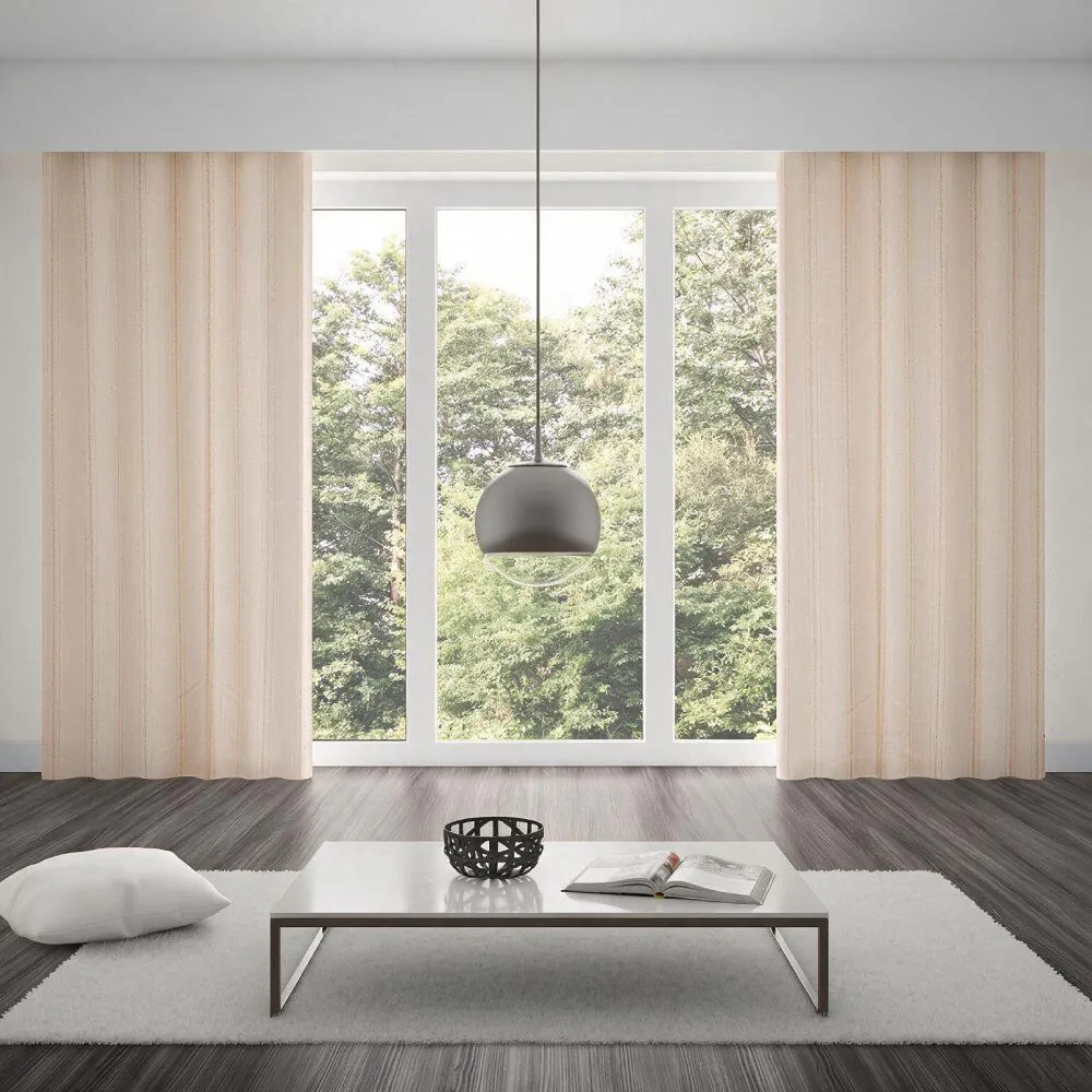 Cortina para Quarto e Sala 4,00 X 2,30M Chenille - Natural