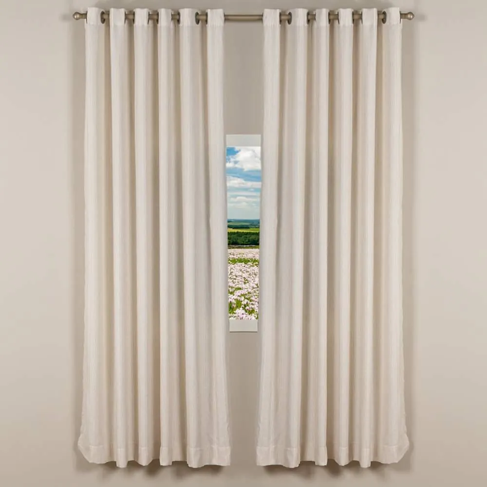 Cortina para Quarto e Sala Chenille 5,40X2,50 M - Gardênia Branco