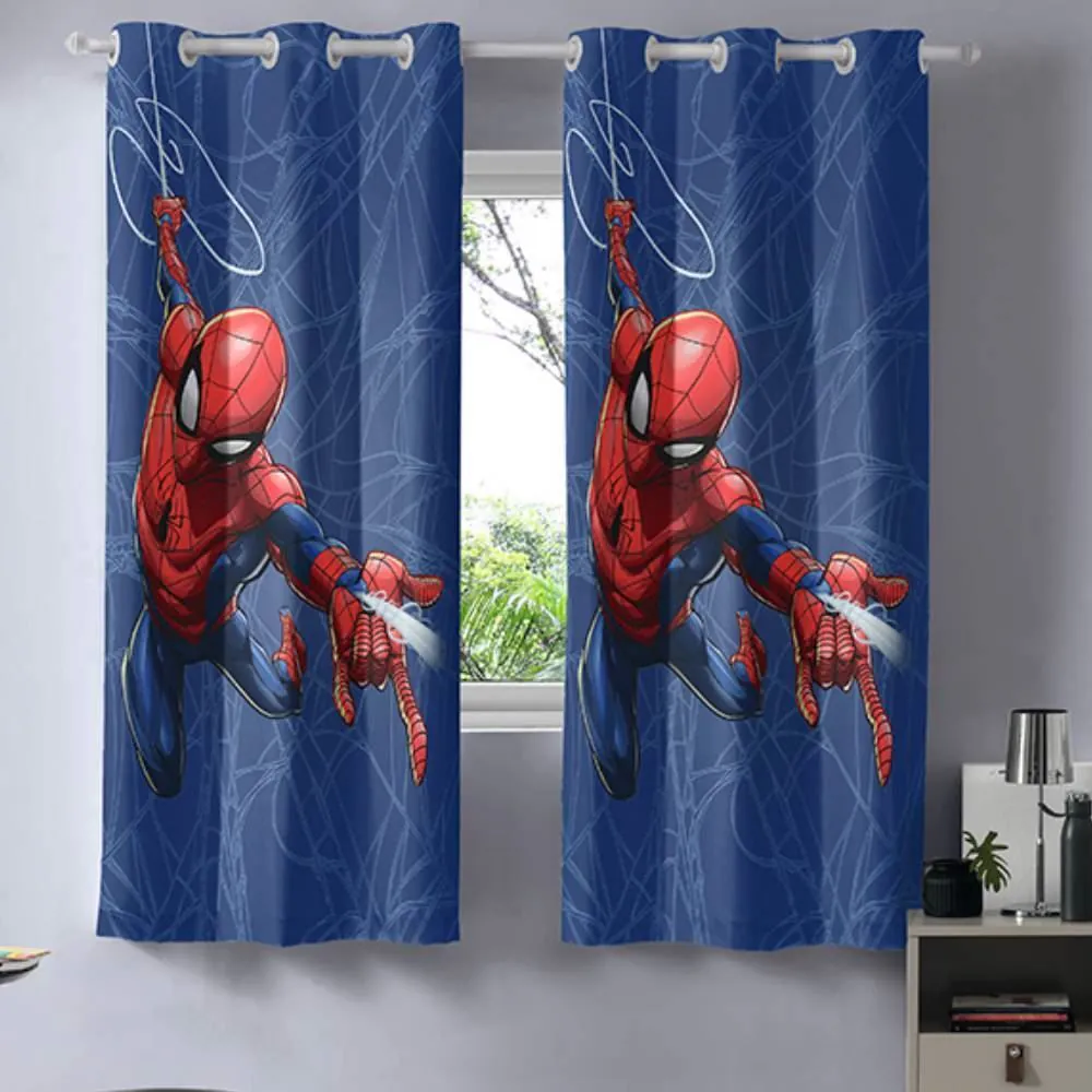 Cortina Infantil 2,40X1,70 M Corta Luz Marvel - Homem Aranha