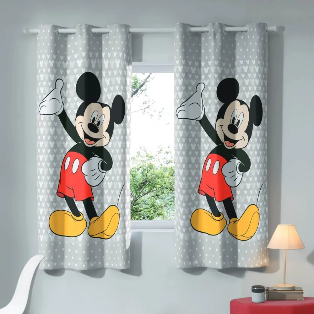 Cortina Infantil 2,40X1,70 M Corta Luz Slim Disney - Mickey