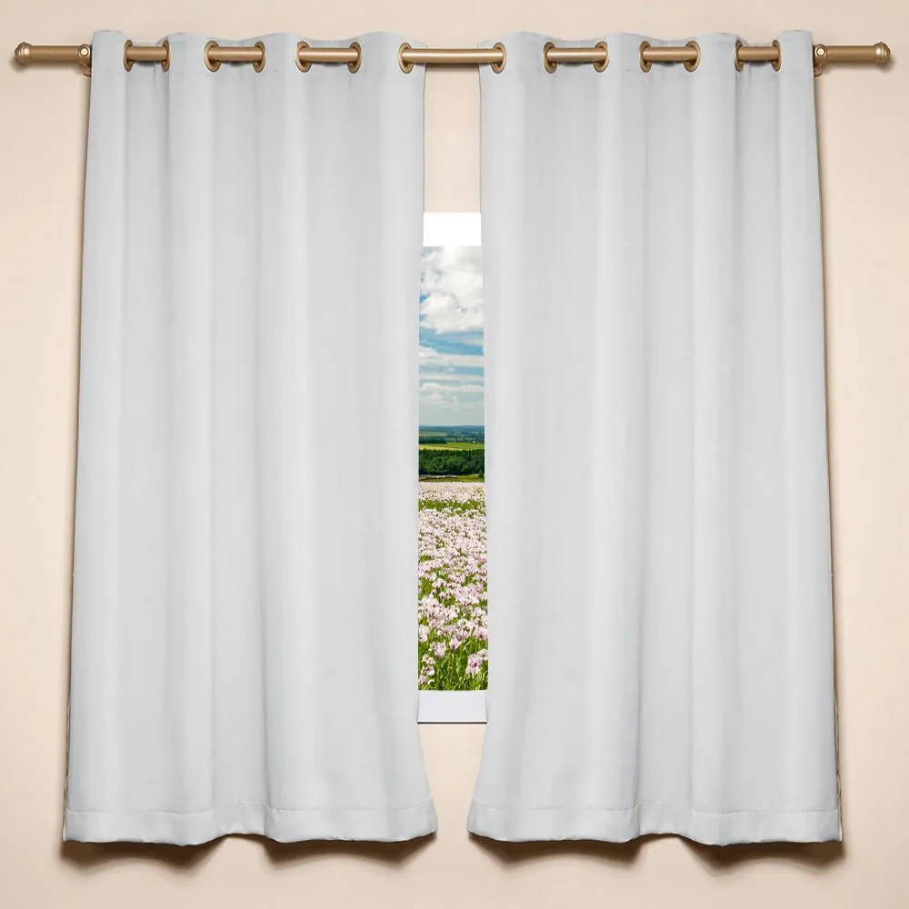 Cortina para Quarto e Sala 2,60X1,70 M Corta Luz Belize - Palha