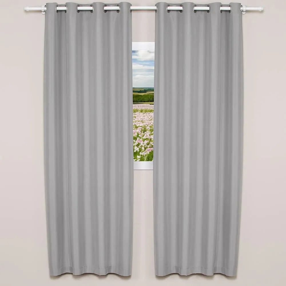 Cortina para Quarto e Sala 2,60X2,30 m Corta Luz Unika - Cinza