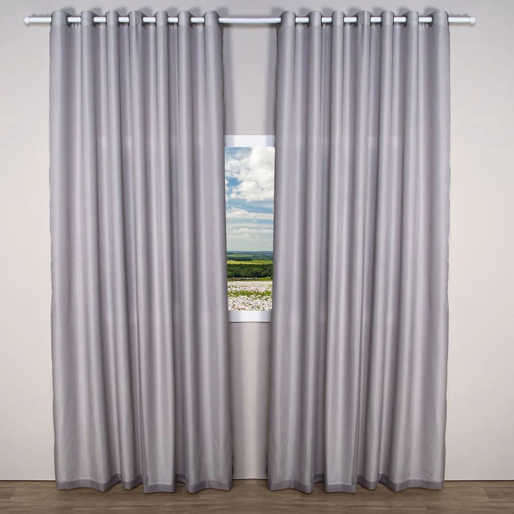 Cortina para Quarto Ou Sala 4,20X2,80 m Duplex Lisboa - Titanium