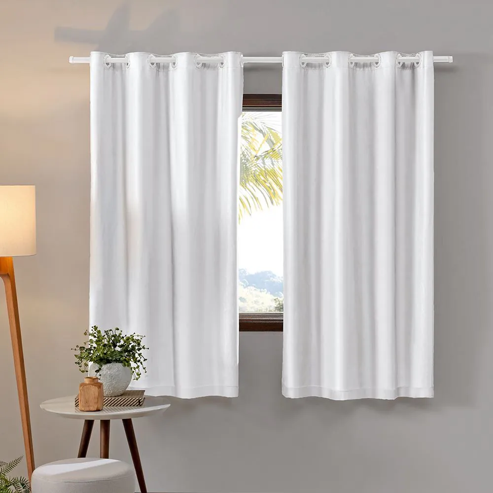 Cortina Infantil 2,60X1,70 m Pratika Bellini - Branco