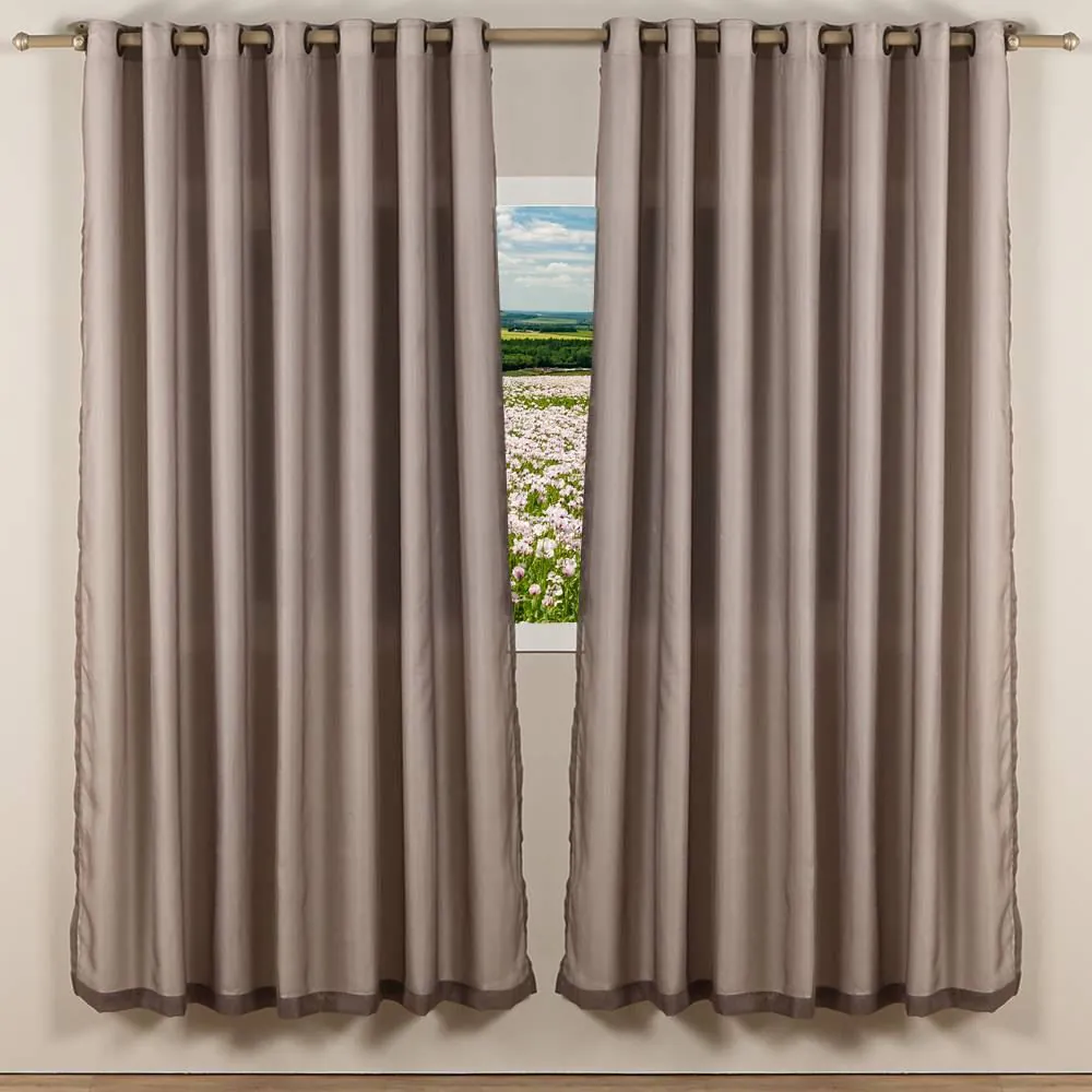 Cortina para Quarto e Sala Duplex Lisboa 4,20X2,30 m - Taupe