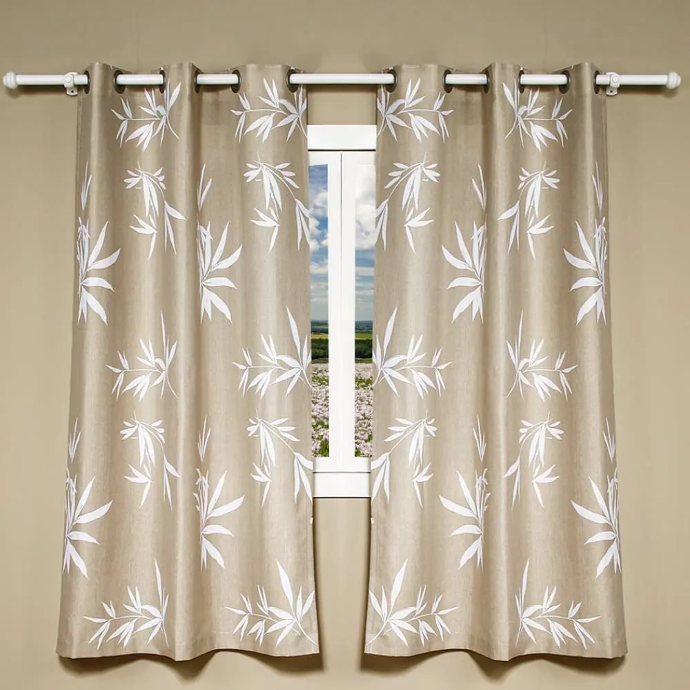 Cortina para Quarto e Sala 2,40X1,70 M Veneza - Galho Bege