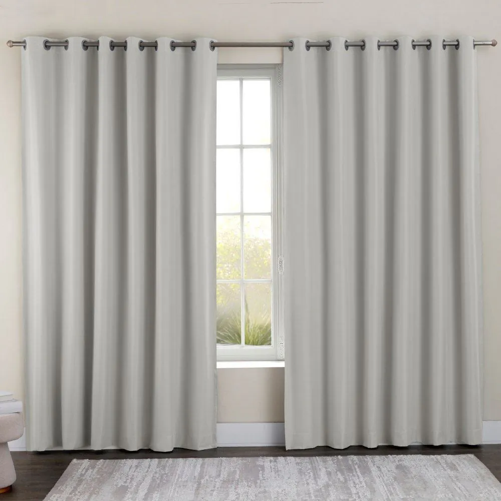 Cortina para Quarto e Sala 4,00X2,50 Blackout Dual Block - Natural
