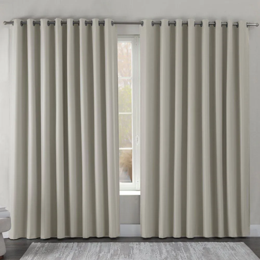 Cortina para Quarto e Sala 5,40X2,50M Blackout Dual Block - Bege
