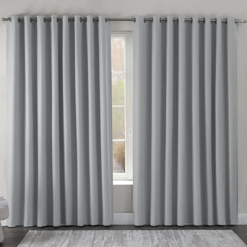 Cortina para Quarto e Sala 5,40X2,50M Blackout Dual Block - Cinza