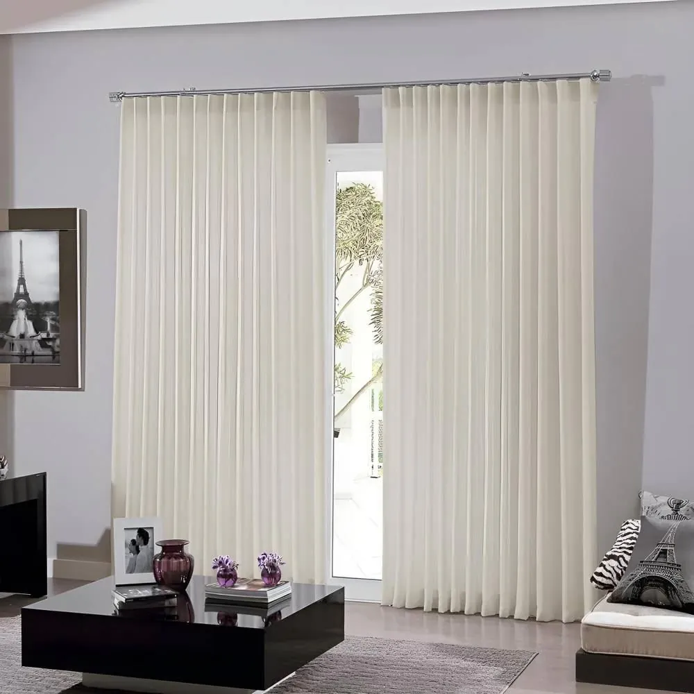 Cortina Bellini Inove Duplex 5,40X2,80M para Trilho até 2,5M - Areia