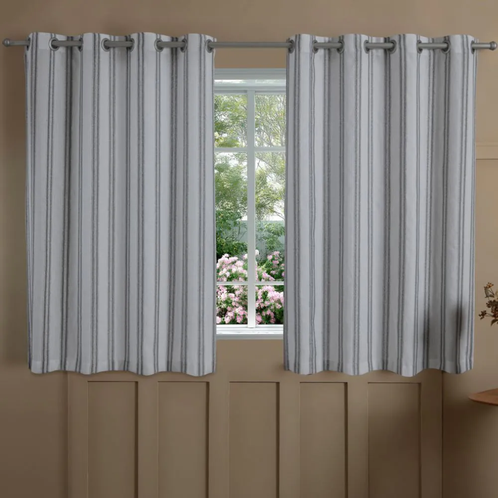 Cortina para Quarto e Sala 2,60X1,70 m Chenille - Berlim Cinza