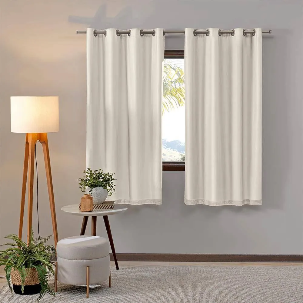 Cortina para Quarto e Sala 2,60 X1,70M Pratika Bellini - Areia
