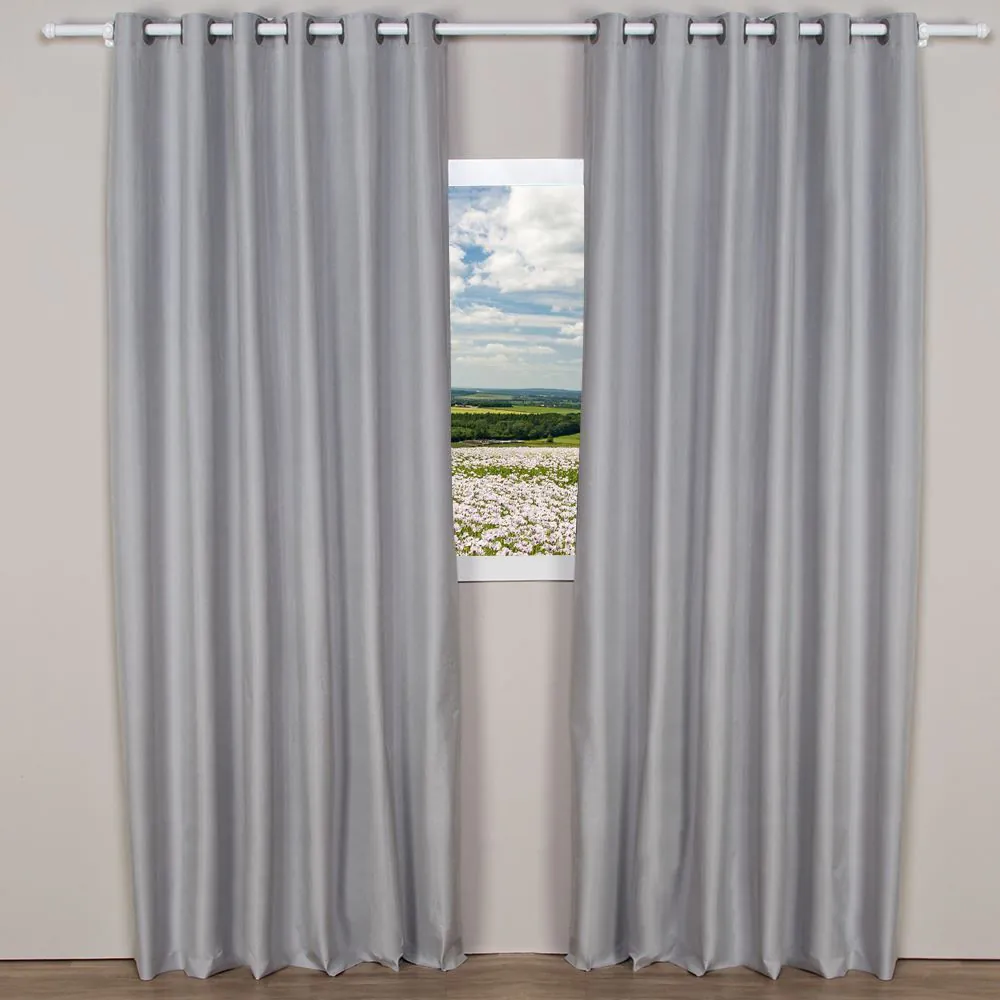 Cortina para Sala Ou Quarto Pvc 3,60X2,50 M Unika - Titanio