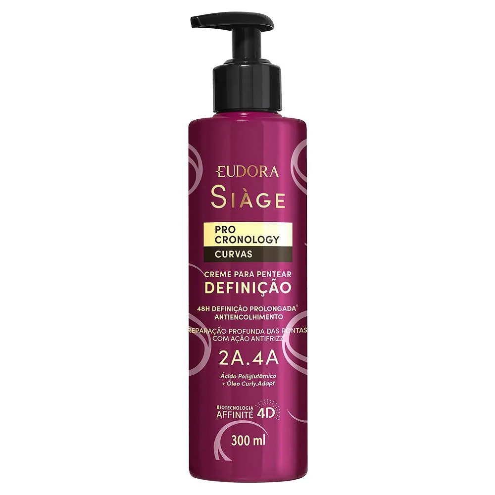 Creme de Pentear Definição Pro Cronology Curvas Eudora Siàge - 300ml