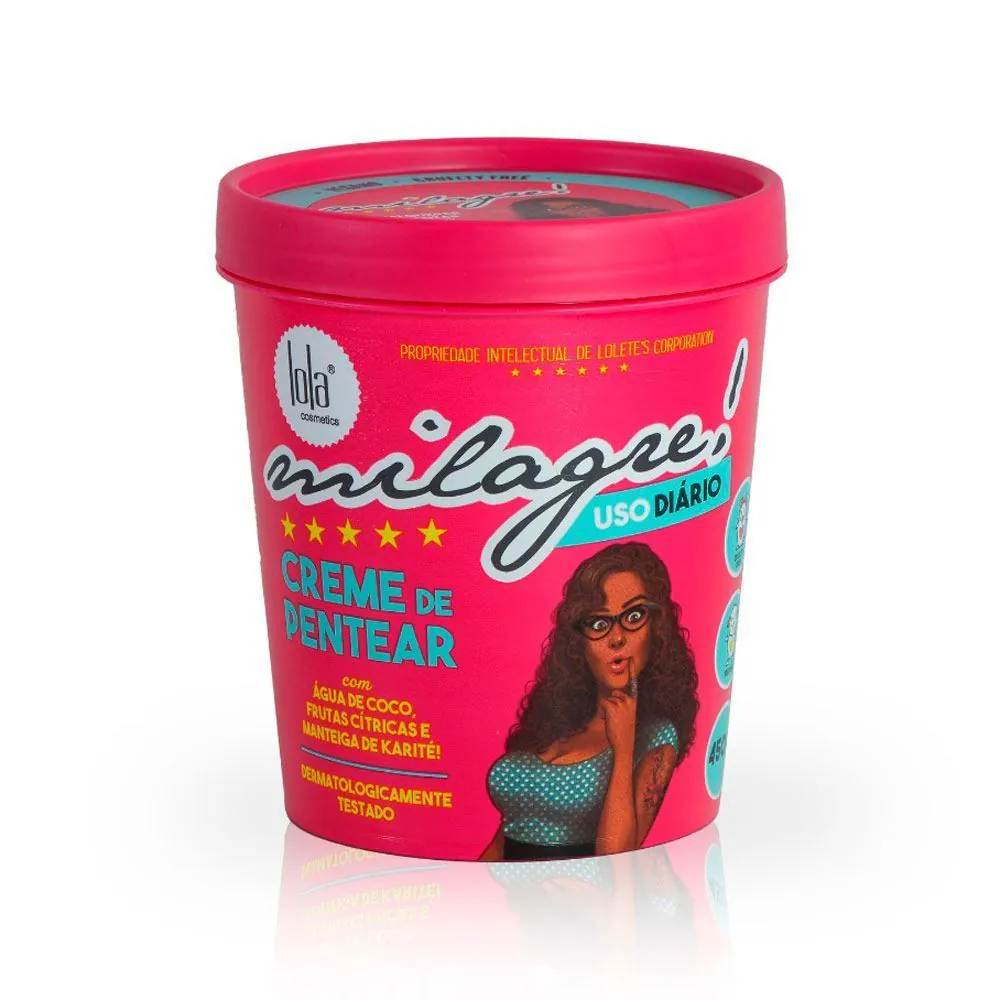 Creme de Pentear Multifuncional Milagre Lola - 450g