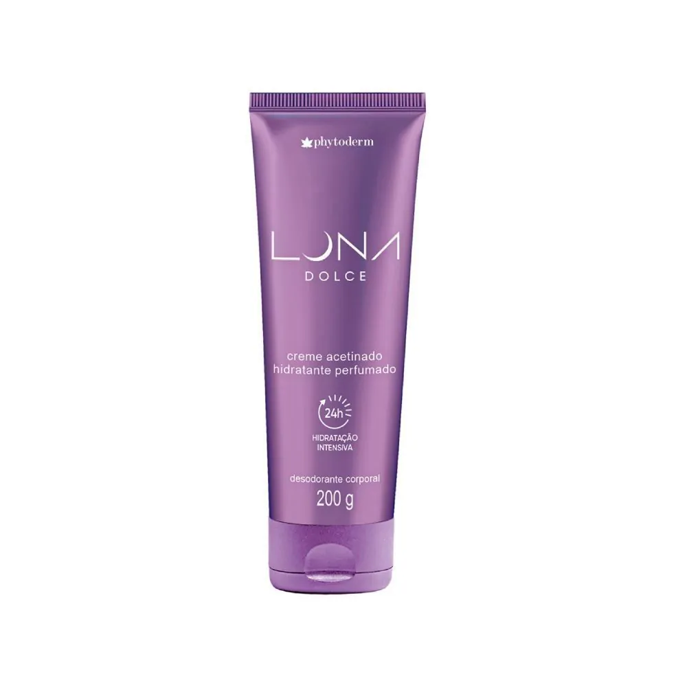 Creme Hidratante Corporal Acetinado Luna Dolce Phytoderm 200G - Luna Dolce