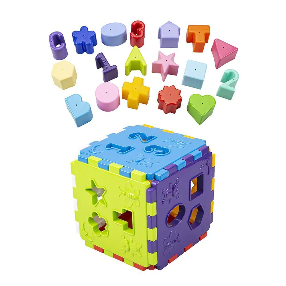 Cubo Didático Mercotoys - Colorido