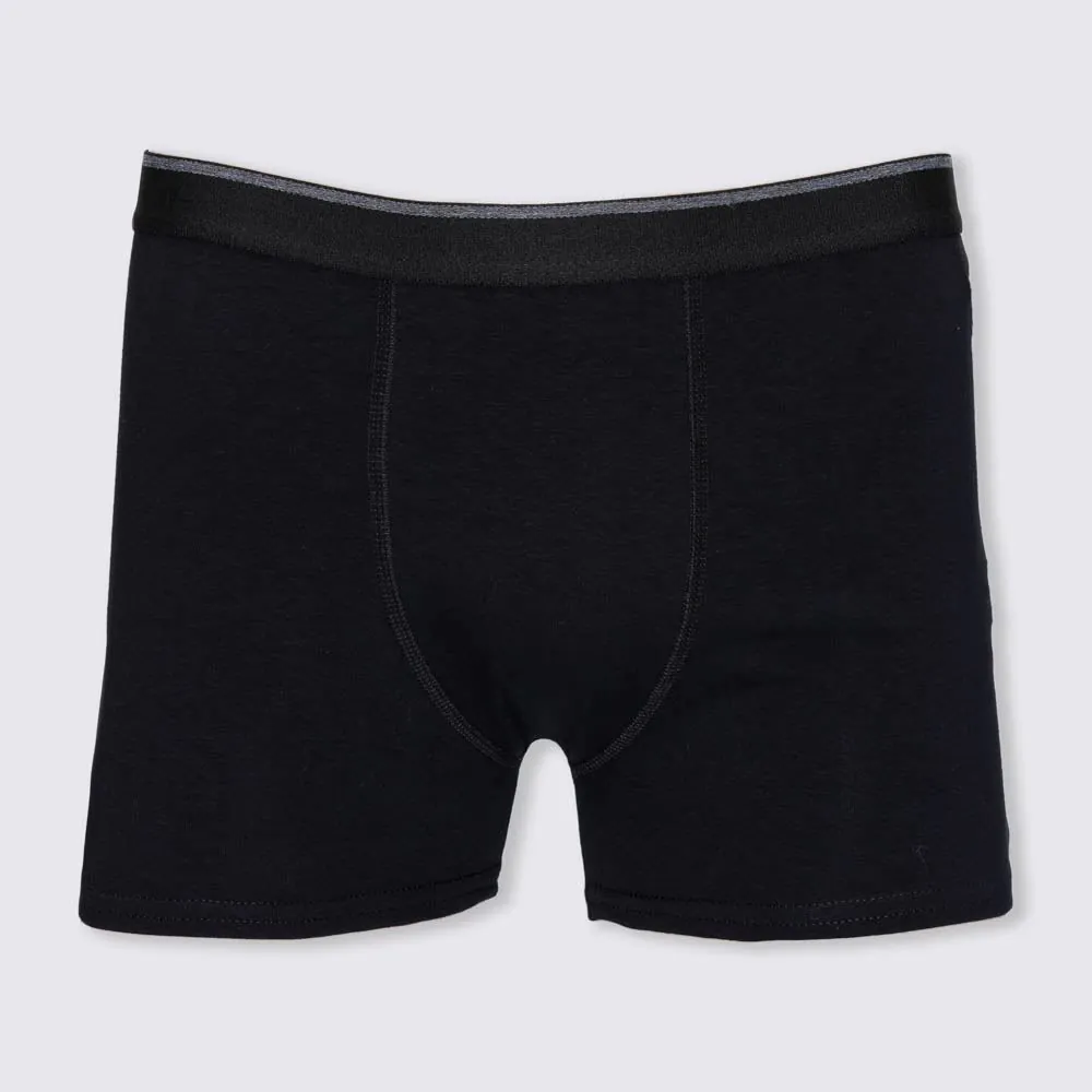 Cueca Boxer Adulto de Algodão Risk Preto