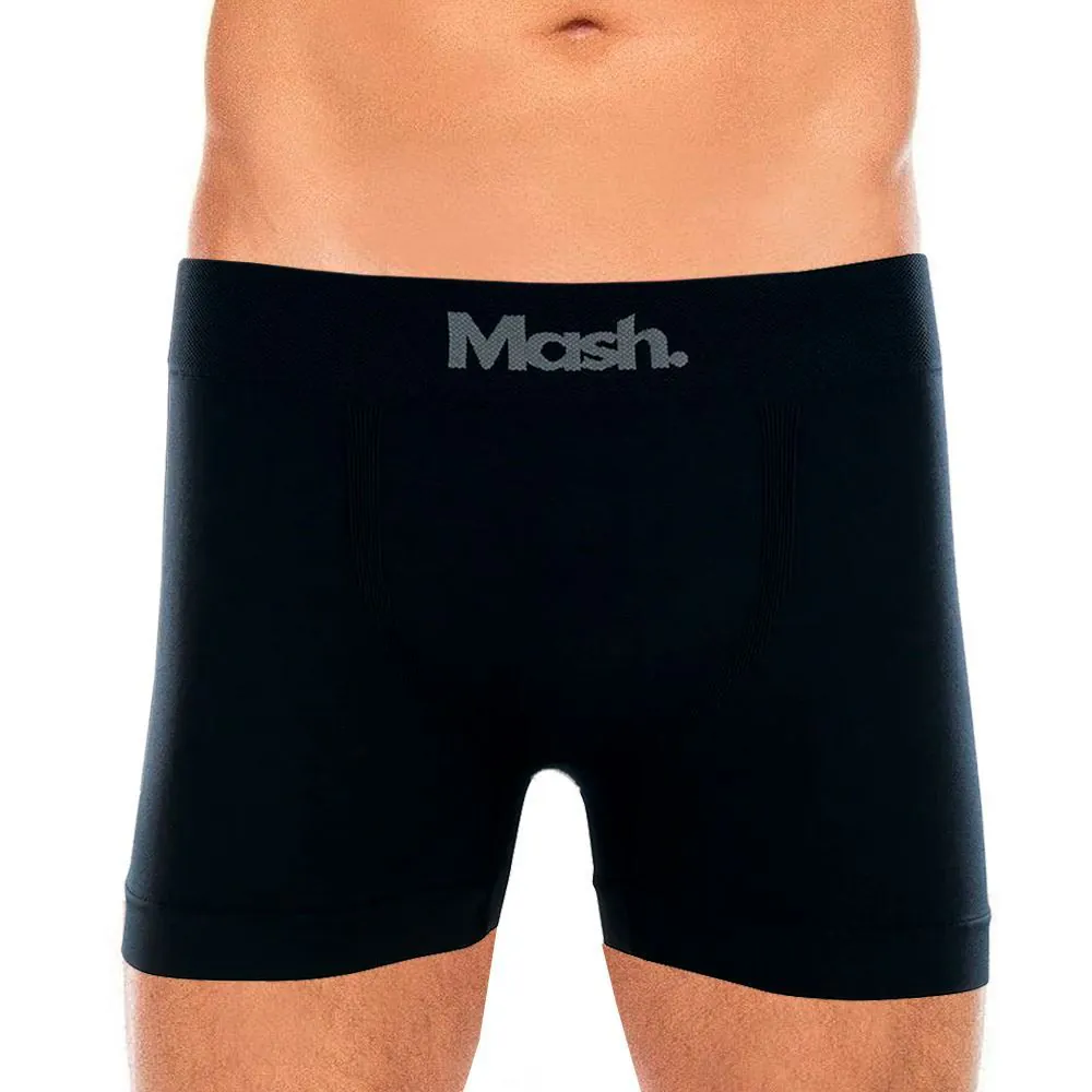 Cueca Boxer sem Costura Mash Preto