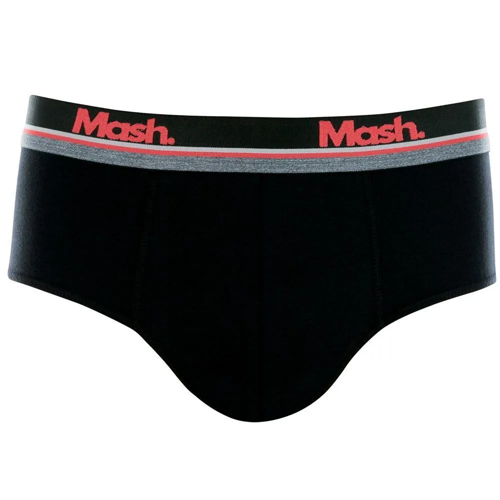 Cueca Slip Cotton Mash Preto 02