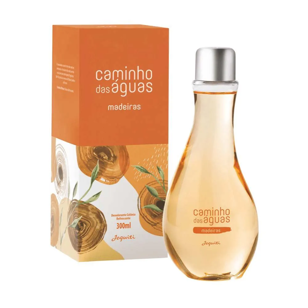 Deo Colônia Feminina Caminho das Águas Madeiras Jequiti - 300ml