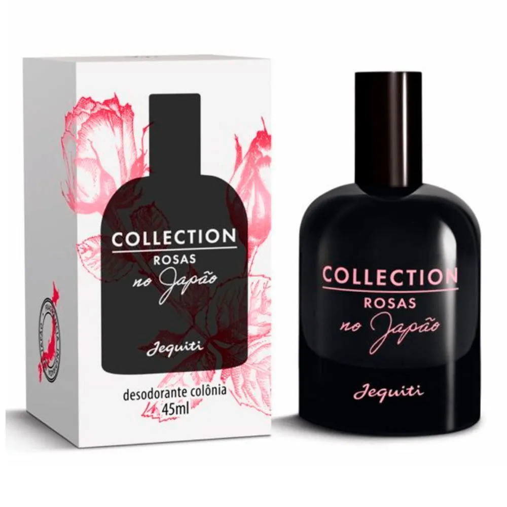Deo Colônia Feminina Collection Rosas no Japão Jequiti - 45ml