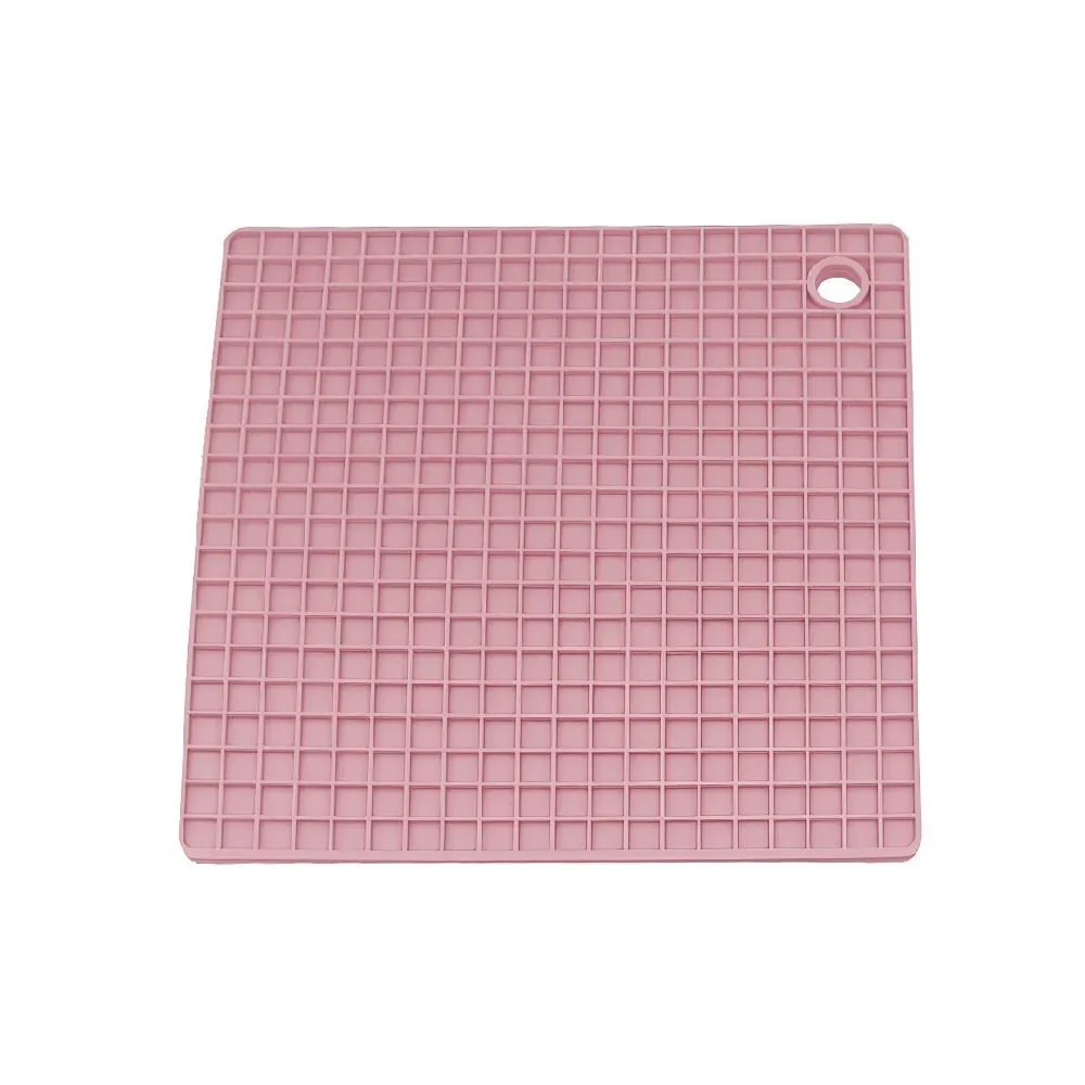 Descanso de Panela de Silicone Basic - Rosa