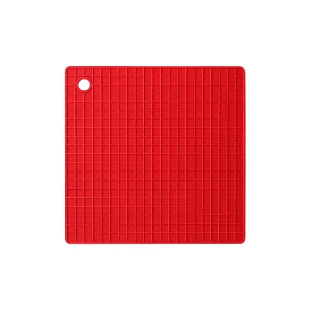 Descanso de Panela de Silicone Basic - Vermelho