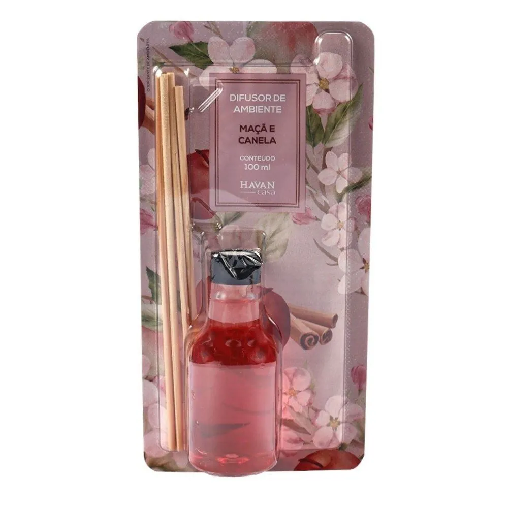 Difusor de Ambientes 100Ml - Maça e Canela